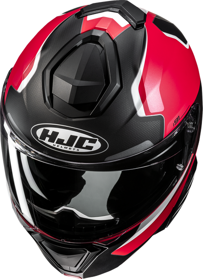 HJC i91 Modular Helmet Felio MC1SF XS by HJC – Lightweight, Aerodynamic, Bluetooth Compatible - Kelly Motorsports