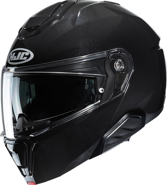 HJC i91 Modular Helmet - Solid Black, 3XL, EP35NUS9XBKV - Kelly Motorsports