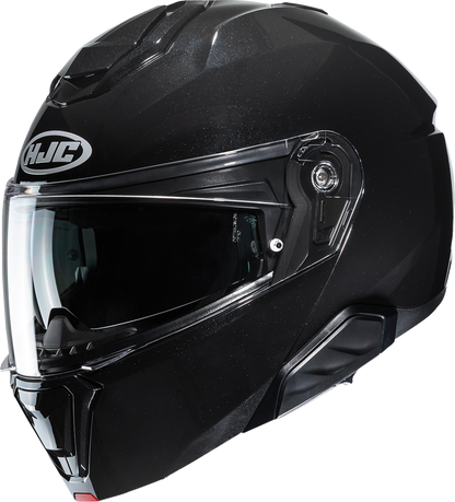HJC i91 Modular Helmet Solid Black XS EP35NUS3XBKV – Lightweight, Aerodynamic, Bluetooth Compatible - Kelly Motorsports