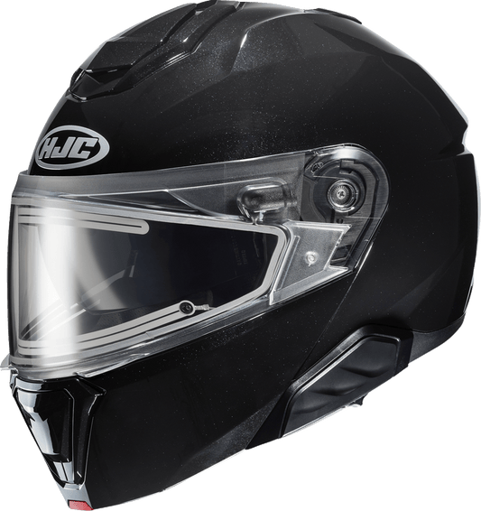 HJC i91 Modular Snow Helmet with Electric Shield - Black, 2XL - Part EP35EUS8XBKV - Kelly Motorsports