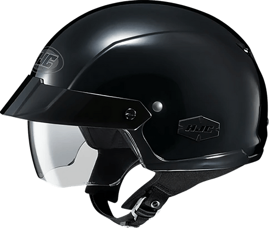 HJC IS-Cruiser 2XL Black Motorcycle Helmet with Sun Shield and Bioceramic Nylex Interior - Kelly Motorsports