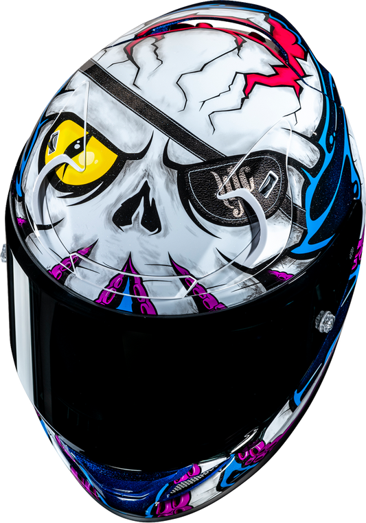 HJC RPHA 12N Kraken Motorcycle Helmet - Model FA53NUS7C28V, XL Size - Kelly Motorsports