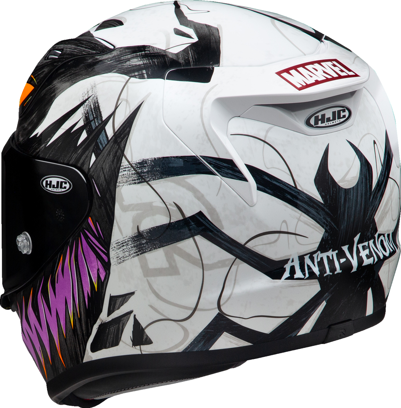 HJC RPHA 12N Marvel Anti Venom II Helmet - Size Large FA53NUS6M08V - Kelly Motorsports