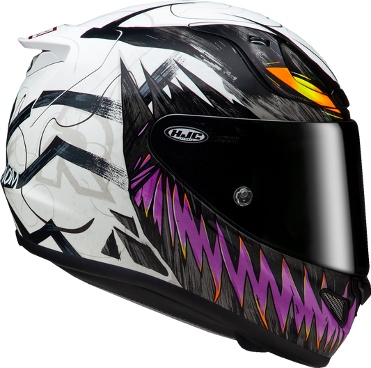 HJC RPHA 12N Marvel Anti Venom II Motorcycle Helmet - Part FA53NUS3M08V - Kelly Motorsports