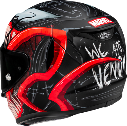HJC RPHA 12N Marvel Venom 3 Motorcycle Helmet - Part FA53NUS7ES1V - Kelly Motorsports