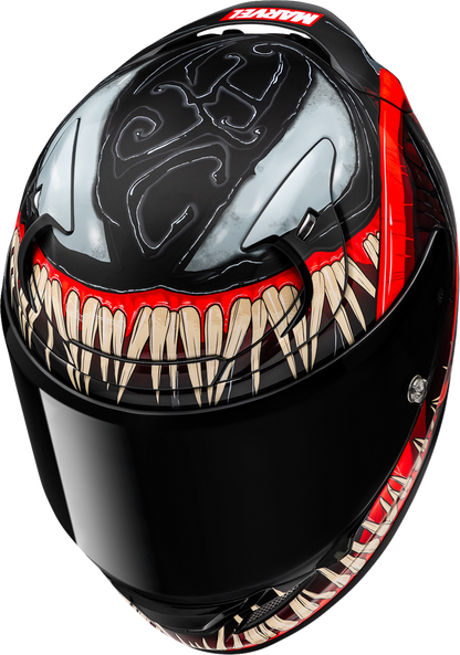 HJC RPHA 12N Marvel Venom 3 Motorcycle Helmet - Part FA53NUS7ES1V - Kelly Motorsports