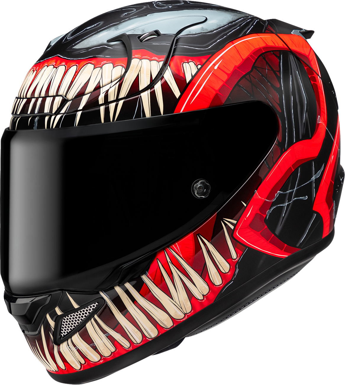 HJC RPHA 12N Marvel Venom 3 Motorcycle Helmet - Part FA53NUS7ES1V - Kelly Motorsports
