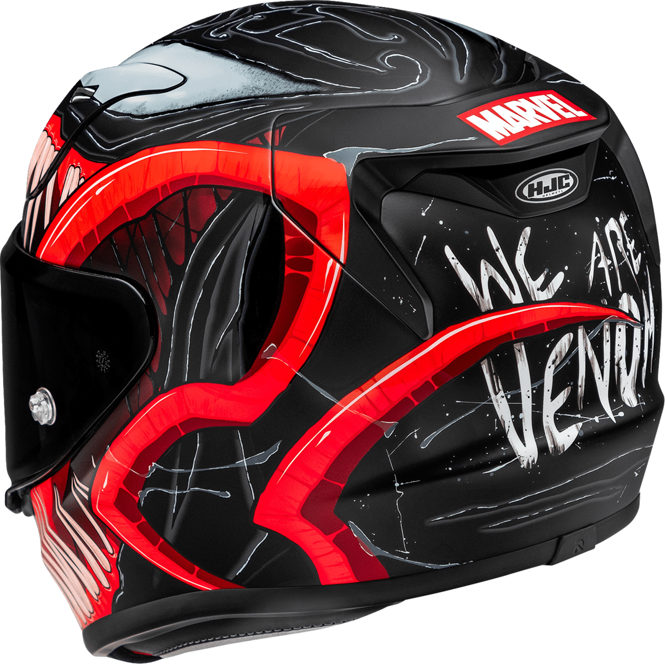 HJC RPHA 12N Marvel Venom 3 Motorcycle Helmet - Part Number FA53NUS5ES1V - Kelly Motorsports