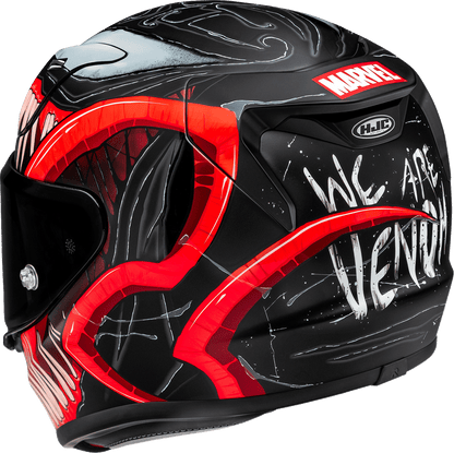 HJC RPHA 12N Marvel Venom 3 Motorcycle Helmet - Part Number FA53NUS5ES1V - Kelly Motorsports
