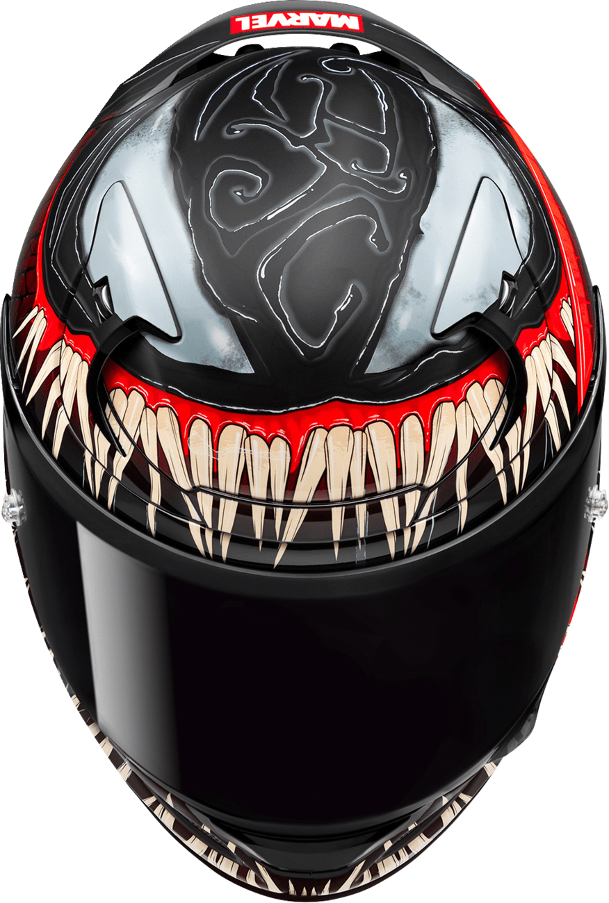 HJC RPHA 12N Marvel Venom 3 Motorcycle Helmet - Part Number FA53NUS5ES1V - Kelly Motorsports