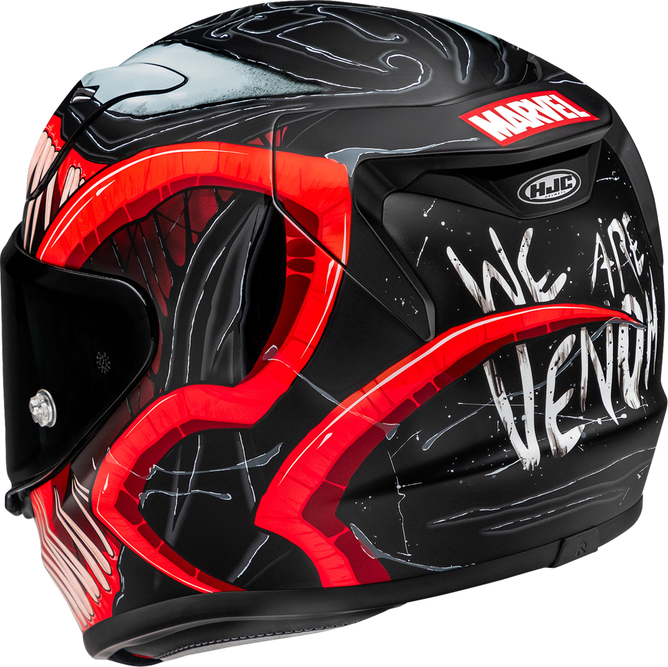 HJC RPHA 12N Marvel Venom 3 Motorcycle Helmet (Part Number FA53NUS8ES1V, 2XL) - Kelly Motorsports