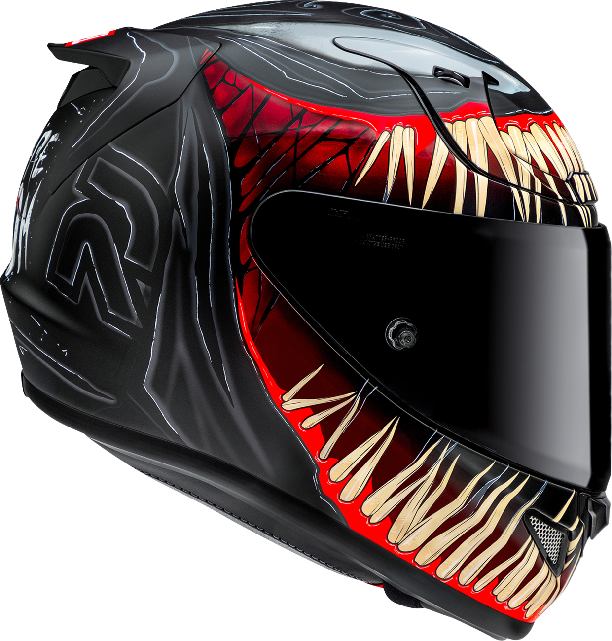 HJC RPHA 12N Marvel Venom 3 Motorcycle Helmet (Part Number FA53NUS8ES1V, 2XL) - Kelly Motorsports