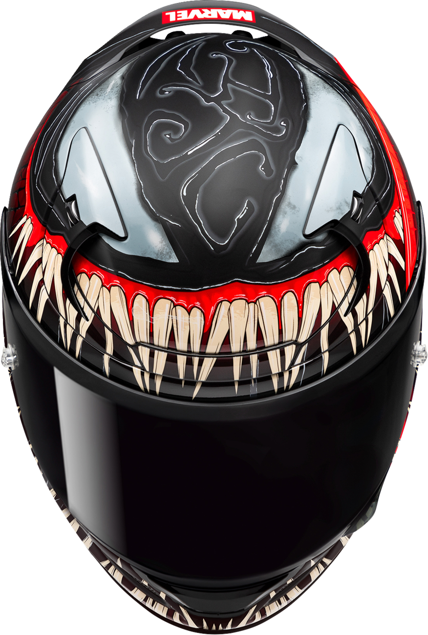 HJC RPHA 12N Marvel Venom 3 Motorcycle Helmet (Part Number FA53NUS8ES1V, 2XL) - Kelly Motorsports