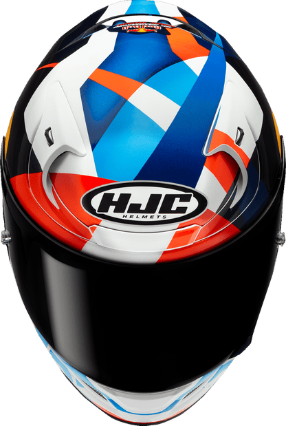 HJC RPHA 12N Red Bull Misano GP II Motorcycle Helmet - Part Number FA53NUS7N09V - Kelly Motorsports