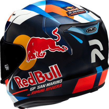 HJC RPHA 12N Red Bull Misano GP II Motorcycle Helmet - Part Number FA53NUS7N09V - Kelly Motorsports
