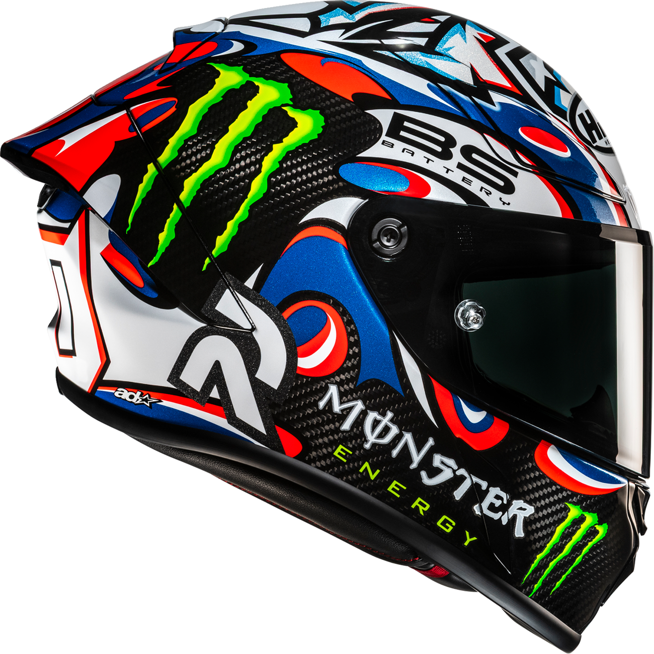 HJC RPHA 1N V2 Carbon Helmet - Quartararo Le Mans III - MC21 - 2XL - FB27NUS8221V - Kelly Motorsports