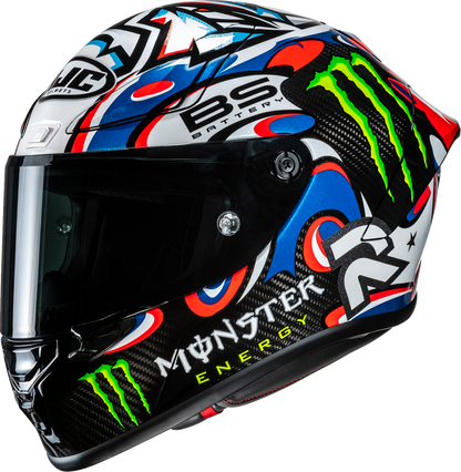 HJC RPHA 1N V2 Carbon Helmet - Quartararo Le Mans III - MC21 - 2XL - FB27NUS8221V - Kelly Motorsports