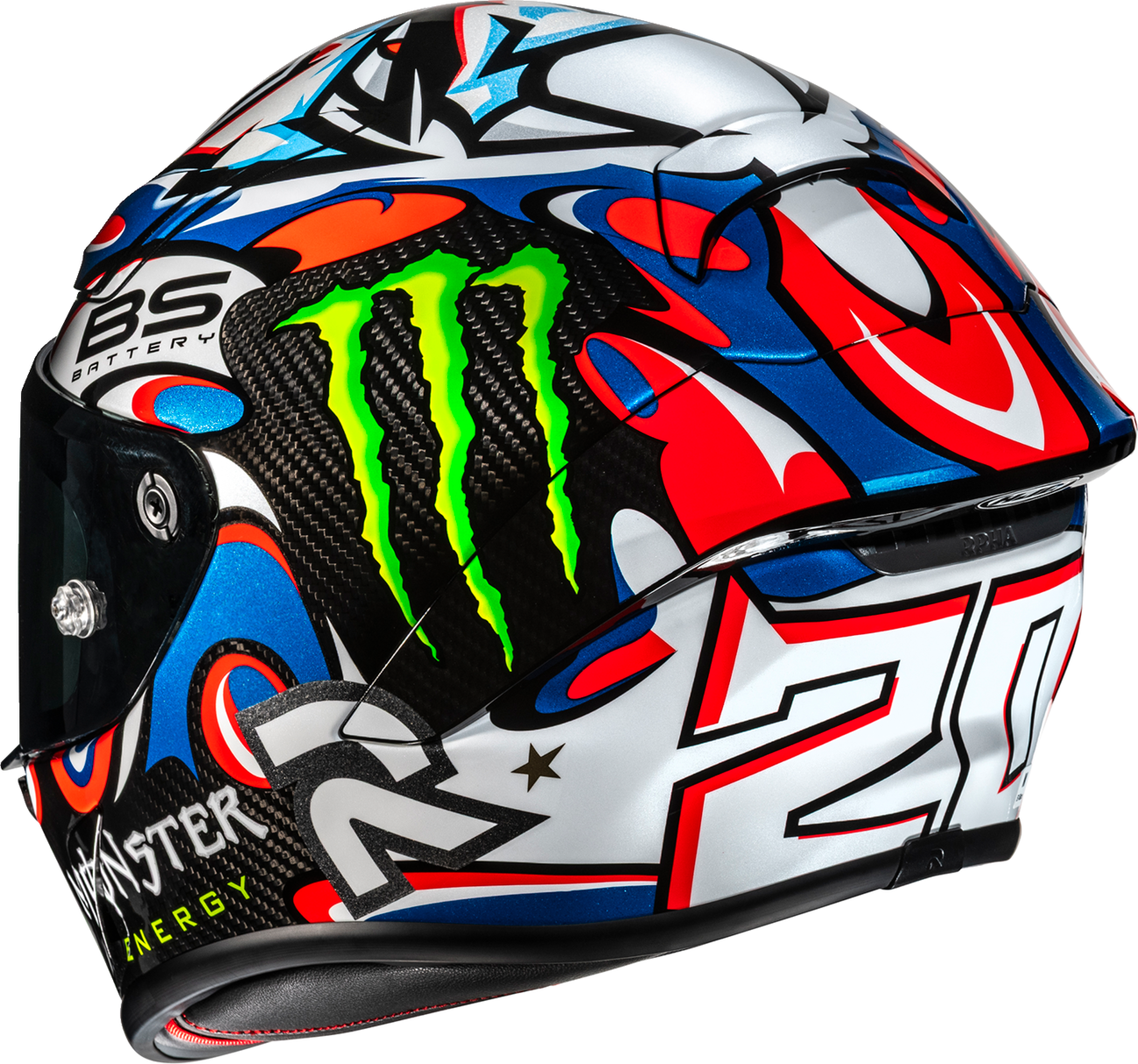 HJC RPHA 1N V2 Quartararo Le Mans III Carbon Helmet - Large FB27NUS6221V - Kelly Motorsports