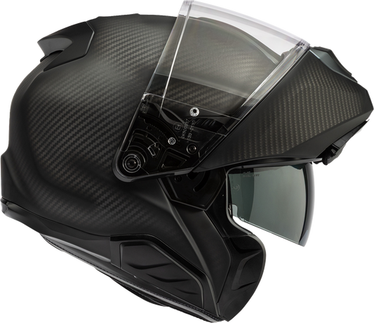 HJC RPHA 91 Carbon Modular Helmet - Solid Matte Carbon Large (Part Number: EB19NUS63MCV) - Kelly Motorsports