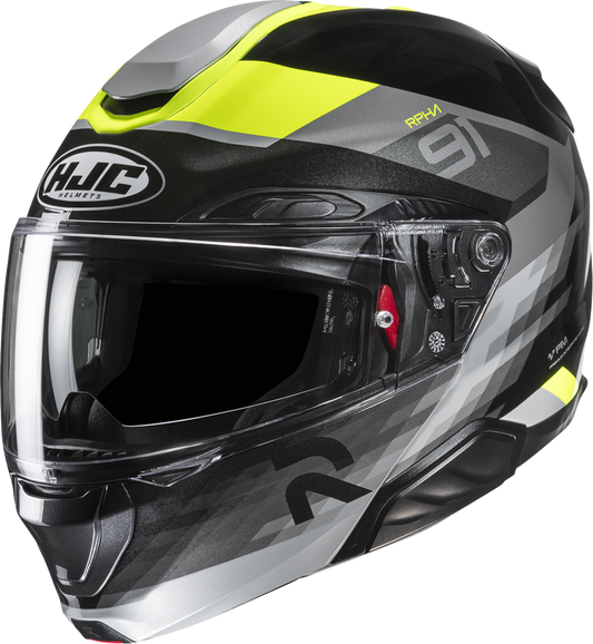 HJC RPHA 91 Modular Helmet Madal - MC3H Large (Part Number: EA24NUS67H3V) - Kelly Motorsports