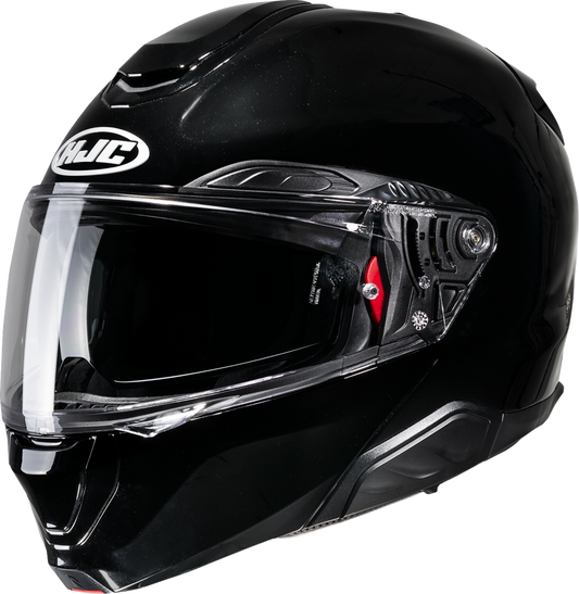 HJC RPHA 91 Modular Helmet - Solid Black, Large – Advanced Safety and Comfort Features - Kelly Motorsports