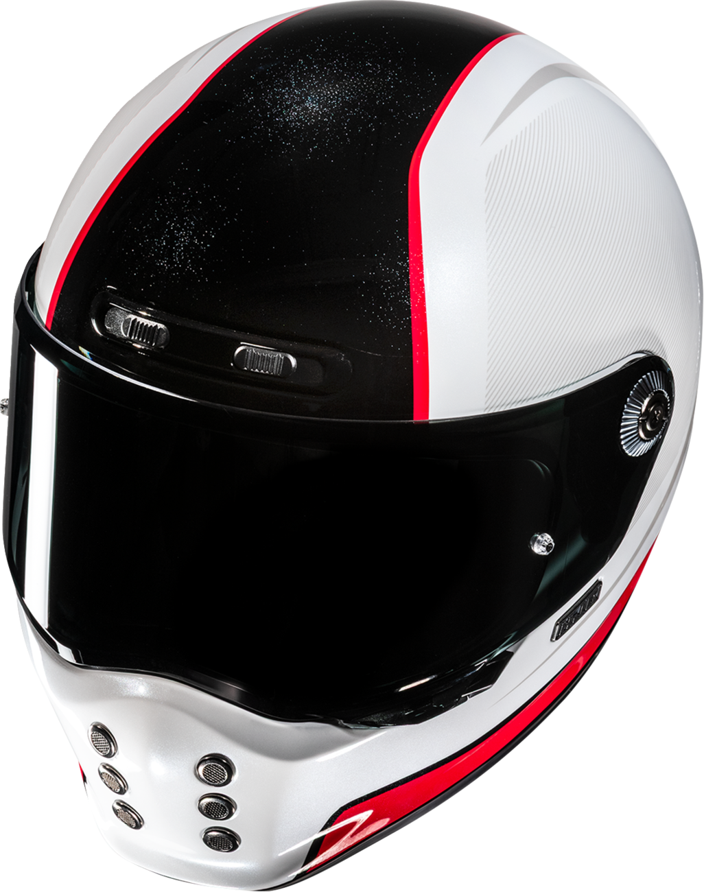 HJC V10 Helmet - Hodu - MC1 - XS FA45NUS3701V | Lightweight Fiberglass Motorcycle Helmet with Safety Features and Bluetooth Compatibility - Kelly Motorsports