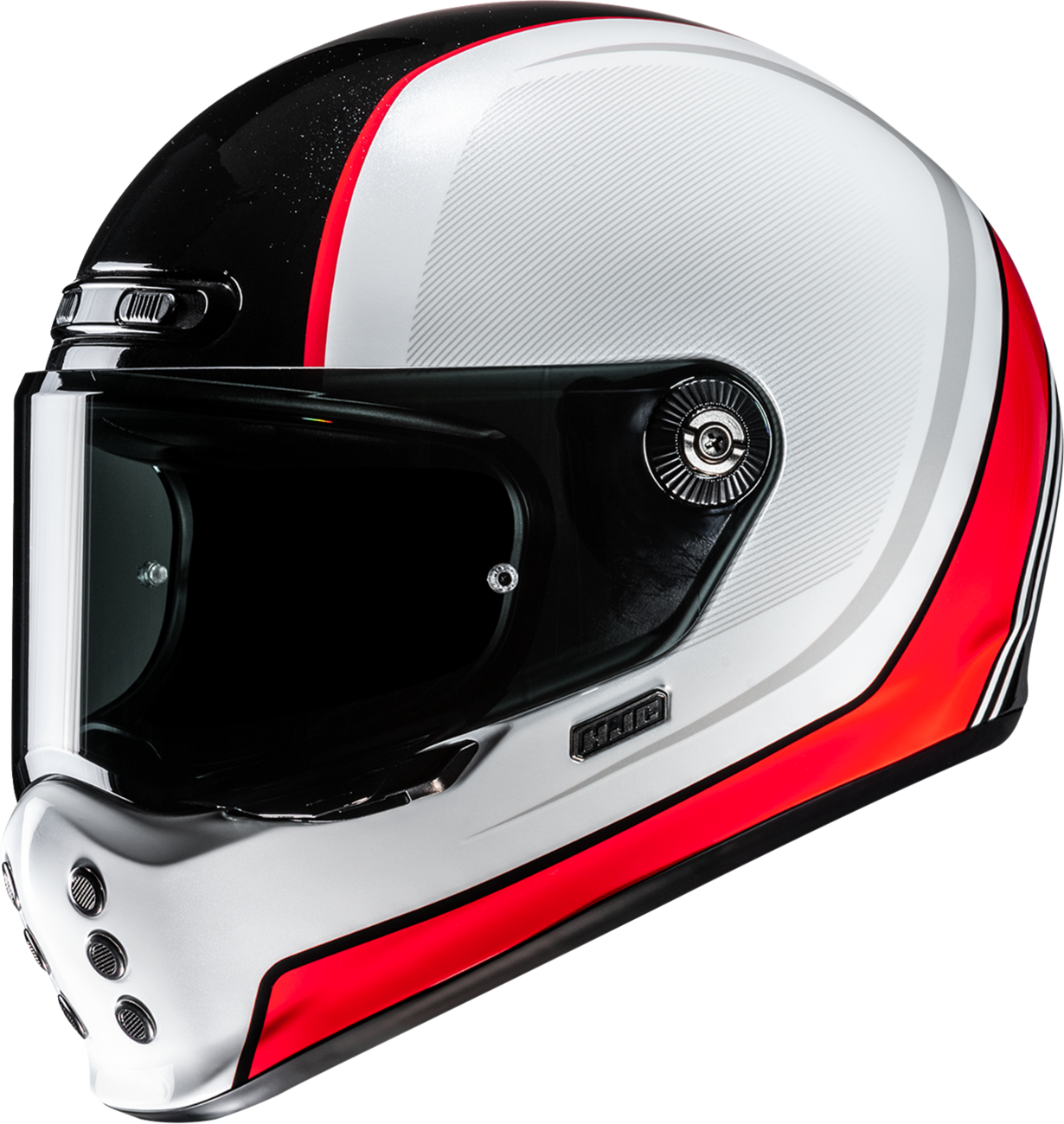 HJC V10 Helmet - Hodu - MC1 - XS FA45NUS3701V | Lightweight Fiberglass Motorcycle Helmet with Safety Features and Bluetooth Compatibility - Kelly Motorsports