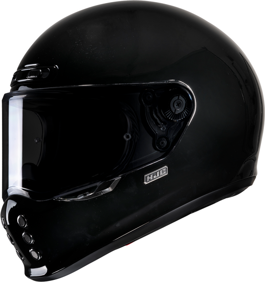 HJC V10 Helmet - Solid Black - Large FA45NUS6XBKV - Kelly Motorsports