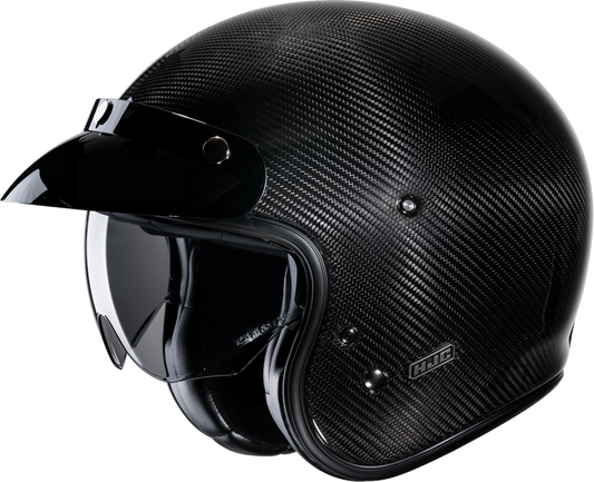 HJC V31 Carbon Helmet 2XL - Solid Black with Advanced Safety and Comfort Features - Kelly Motorsports