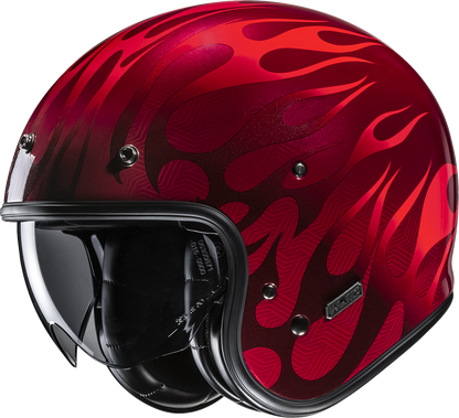 HJC V31 Firo Open - Face Motorcycle Helmet – 2XL, Part JA20NUS8601V - Kelly Motorsports