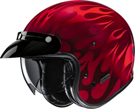 HJC V31 Firo Open - Face Motorcycle Helmet - Small (Part No. JA20NUS4601V) - Kelly Motorsports