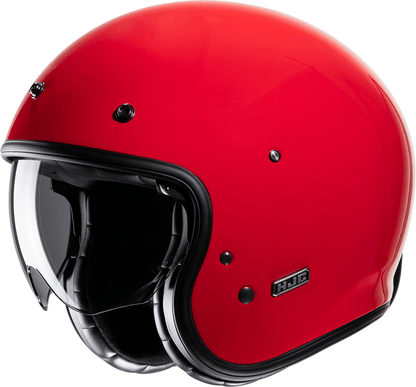 HJC V31 Open-Face Helmet - Solid Deep Red, Medium (Part JA20NUS5DERV) - Kelly Motorsports