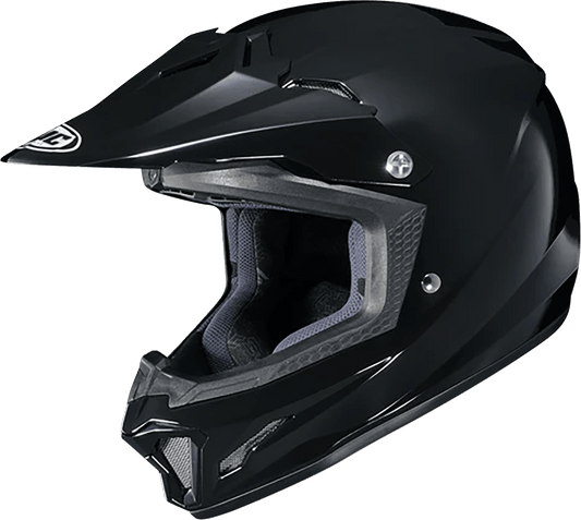 HJC Youth CL-XY II Helmet - Solid Black, Medium | Advanced Polycarbonate Shell & Ventilation System - Kelly Motorsports