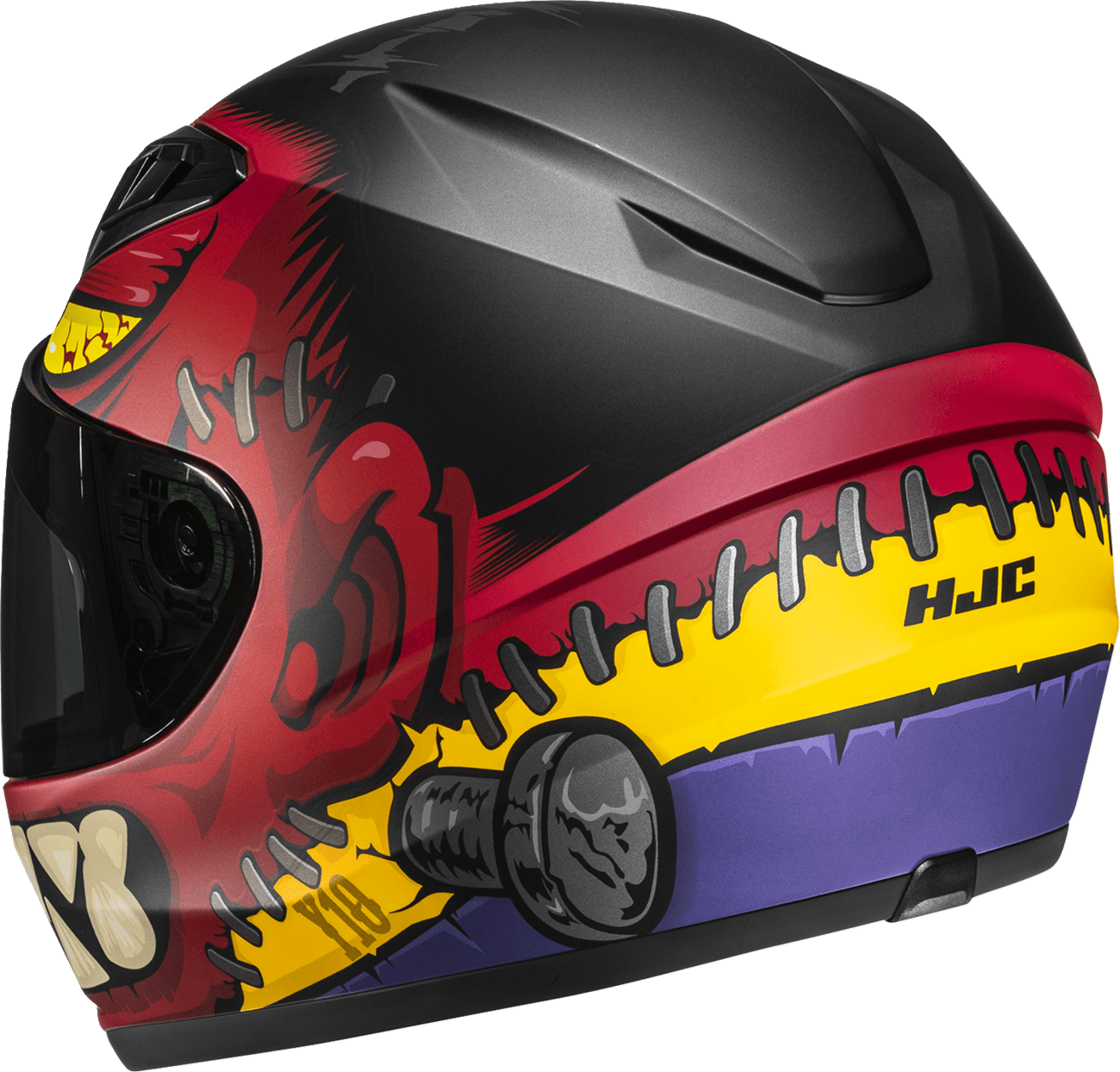 HJC Youth Y10 Helmet - Frank - MC1SF - Small FP70NUSE1S1V - Kelly Motorsports