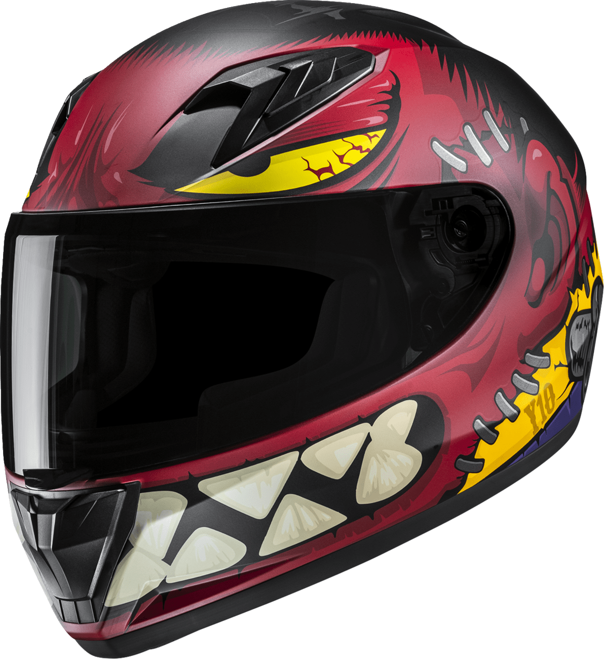 HJC Youth Y10 Helmet - Frank - MC1SF - Small FP70NUSE1S1V - Kelly Motorsports