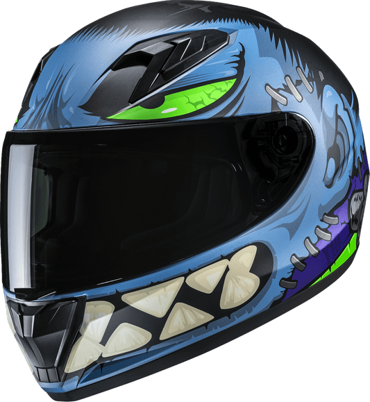 HJC Youth Y10 Helmet - Frank Model FP70NUSF1S2V with Advanced Polycarbonate Shell and Bluetooth Compatibility - Kelly Motorsports