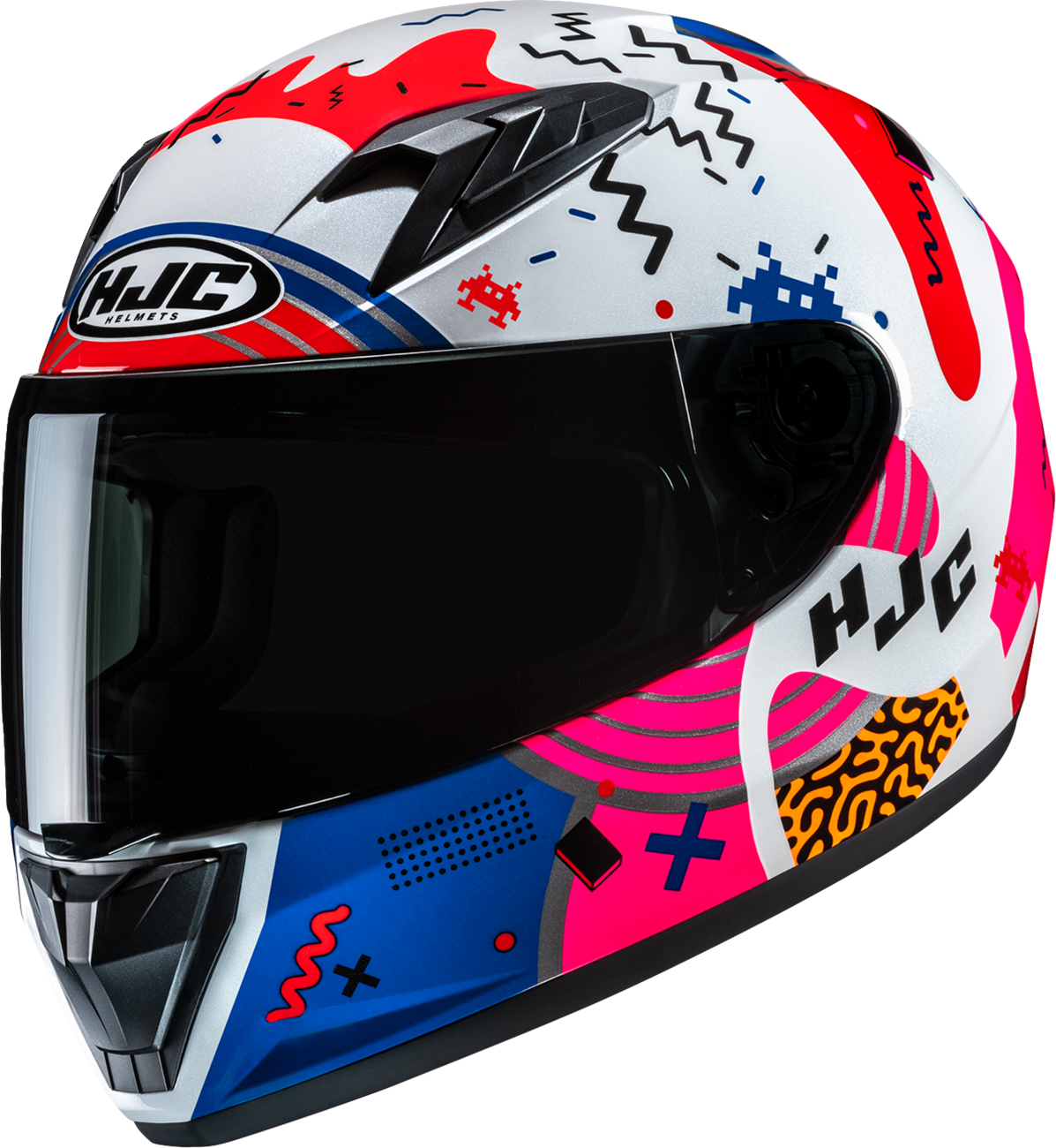 HJC Youth Y10 Helmet - Mika - MC28 Medium FP70NUSF028V - Kelly Motorsports