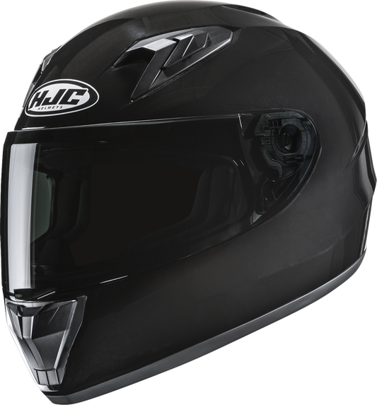 HJC Youth Y10 Helmet - Solid Black, Model FP70NUSFMETV - Kelly Motorsports