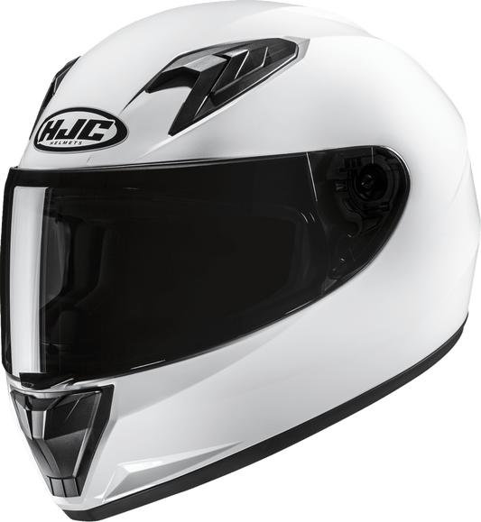 HJC Youth Y10 Helmet - Solid White Large FP70NUSGPWHV - Kelly Motorsports