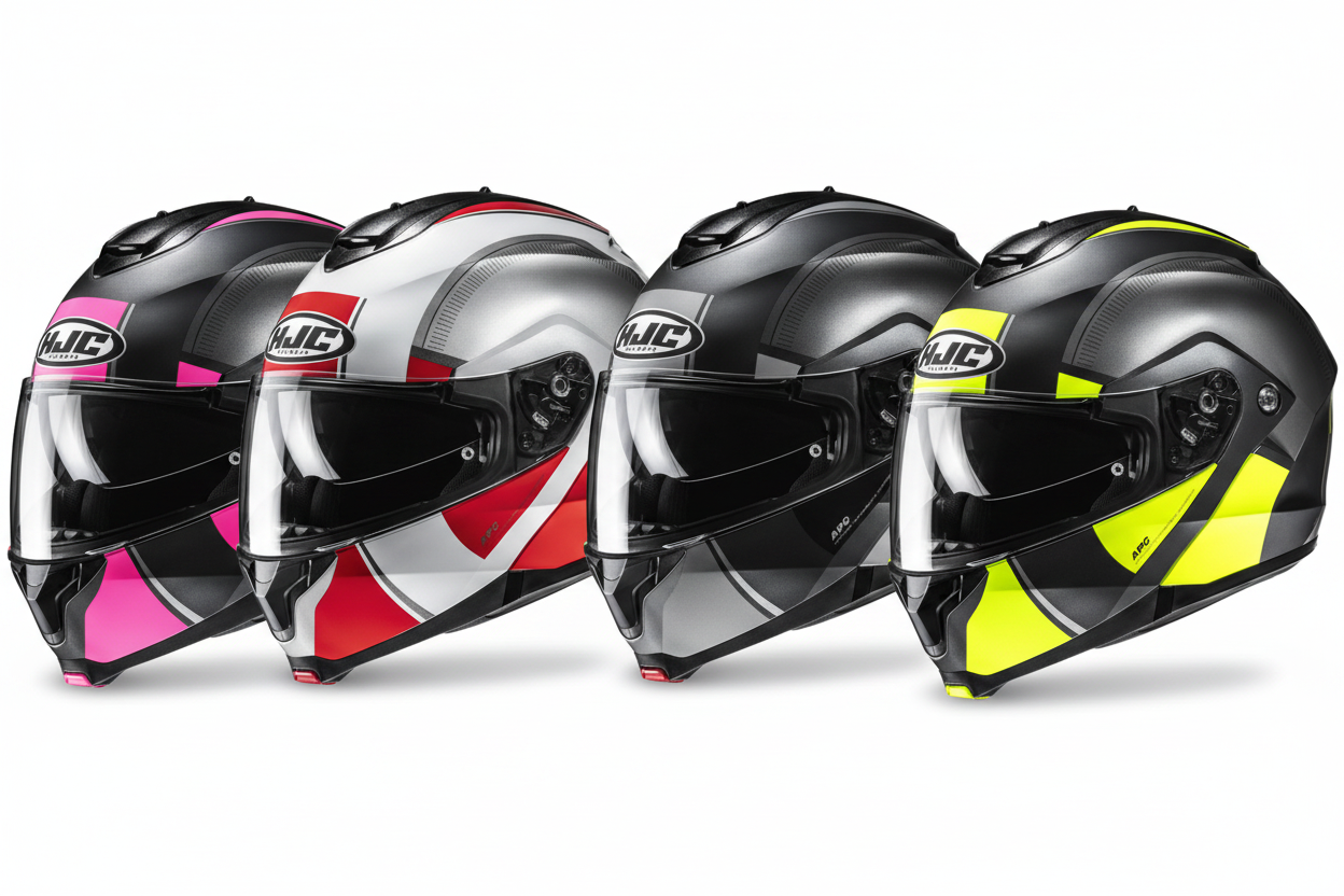HJC C91 JYN Modular Helmet with Advanced Ventilation, Sun Visor, and Bluetooth