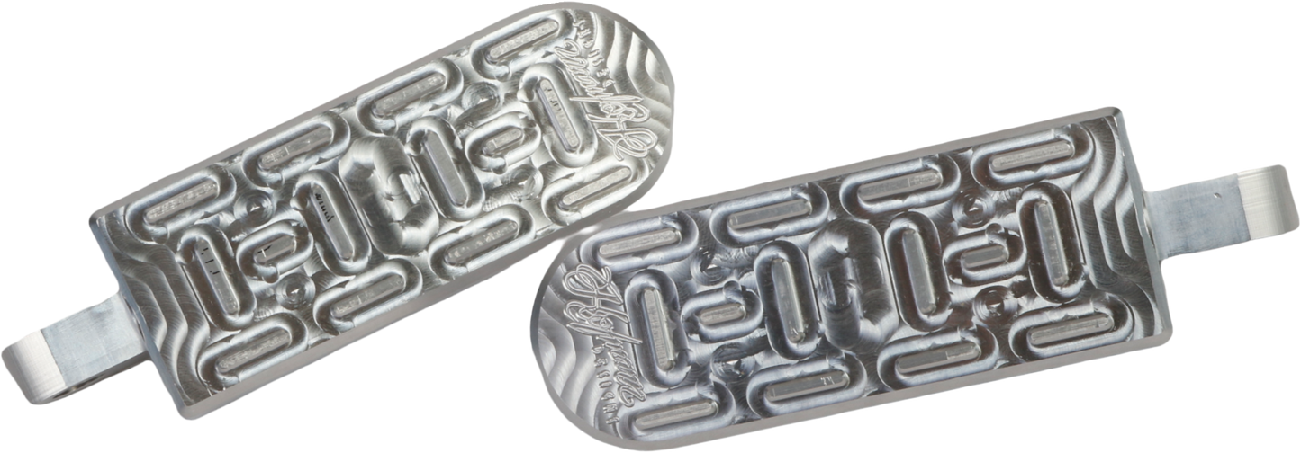 Hoffmann Designs HDB - 1004R Billet Aluminum Foot Pegs for Harley - Davidson V - Twin Models - Kelly Motorsports