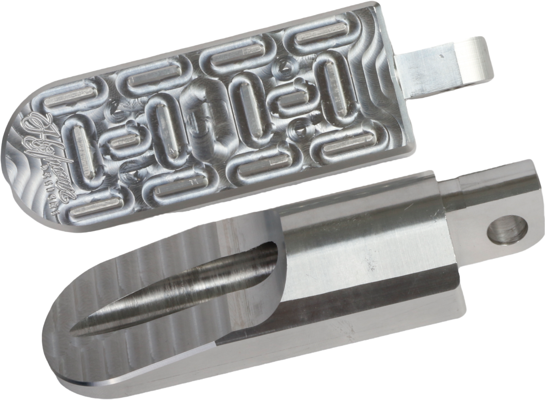 Hoffmann Designs HDB - 1004R Billet Aluminum Foot Pegs for Harley - Davidson V - Twin Models - Kelly Motorsports