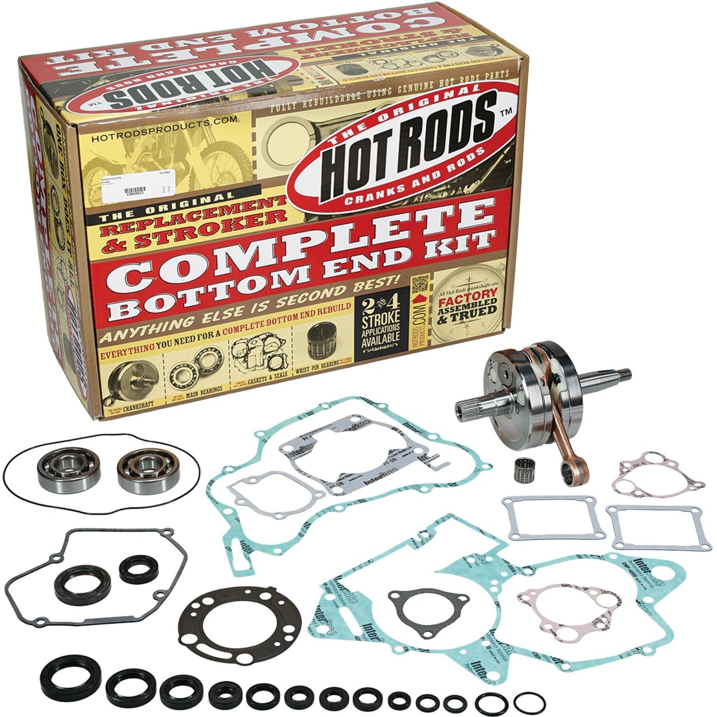 HOT RODS Bottom End Kit CBK0023 for 2000 Honda CR125R - Kelly Motorsports