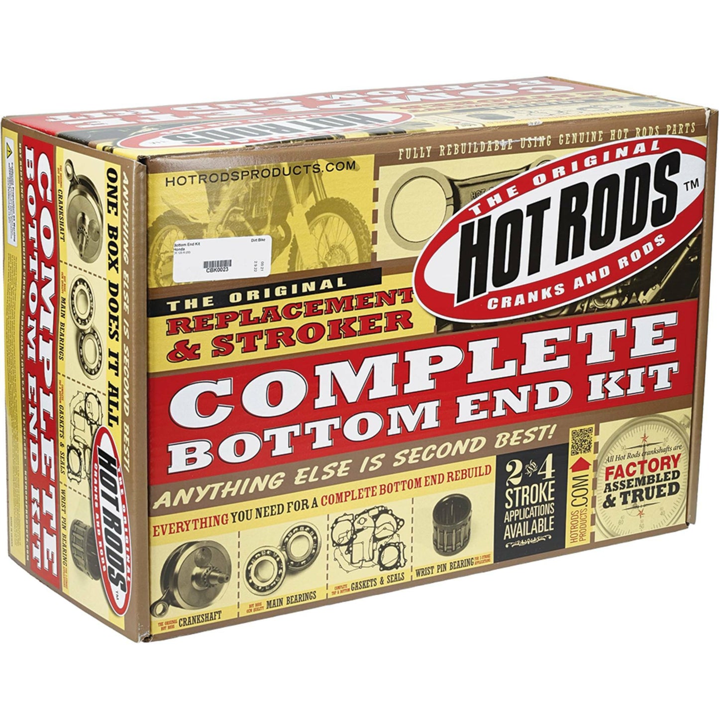 HOT RODS Bottom End Kit CBK0023 for 2000 Honda CR125R - Kelly Motorsports