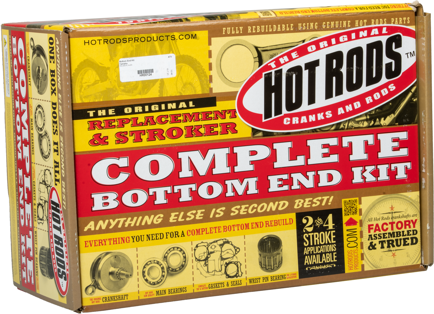 HOT RODS Bottom End Kit for Yamaha YFZ450R (2014 - 2020) - Part HR00124 - Kelly Motorsports
