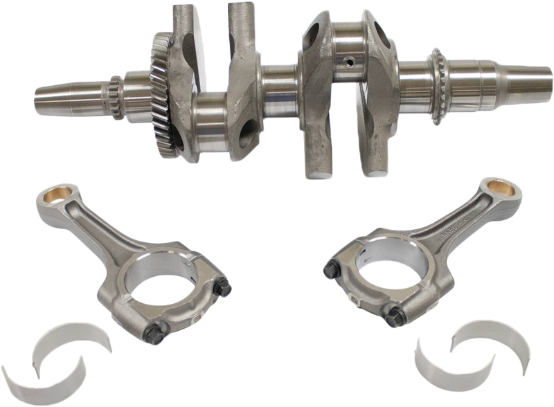 Hot Rods HR00049 Crankshaft with Rods - Rebuildable Performance Component - Kelly Motorsports