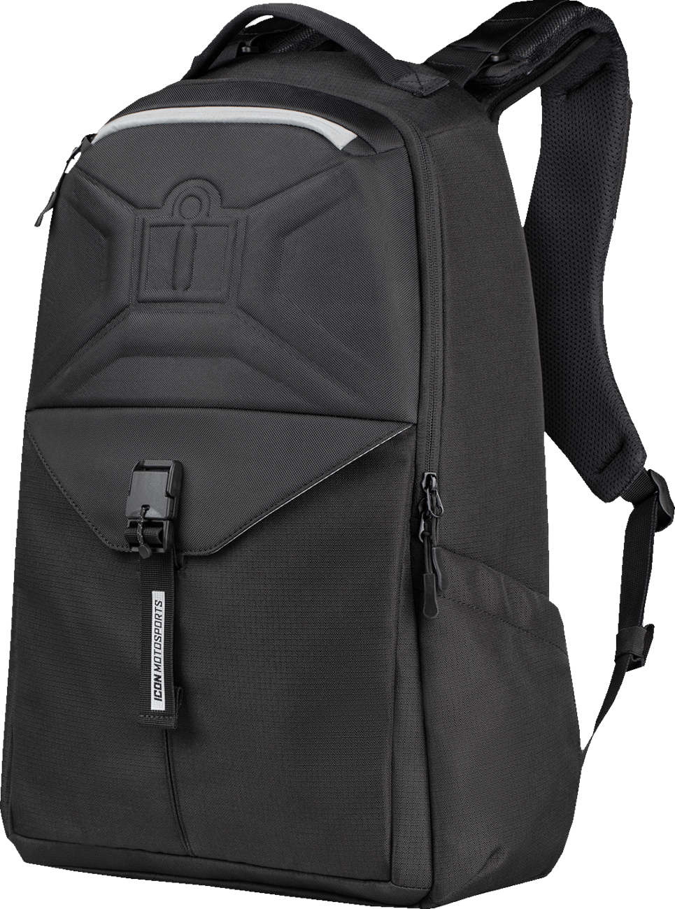 ICON Airflite Backpack Black w/Padded Laptop Sleeve 3517-0529 - Kelly Motorsports