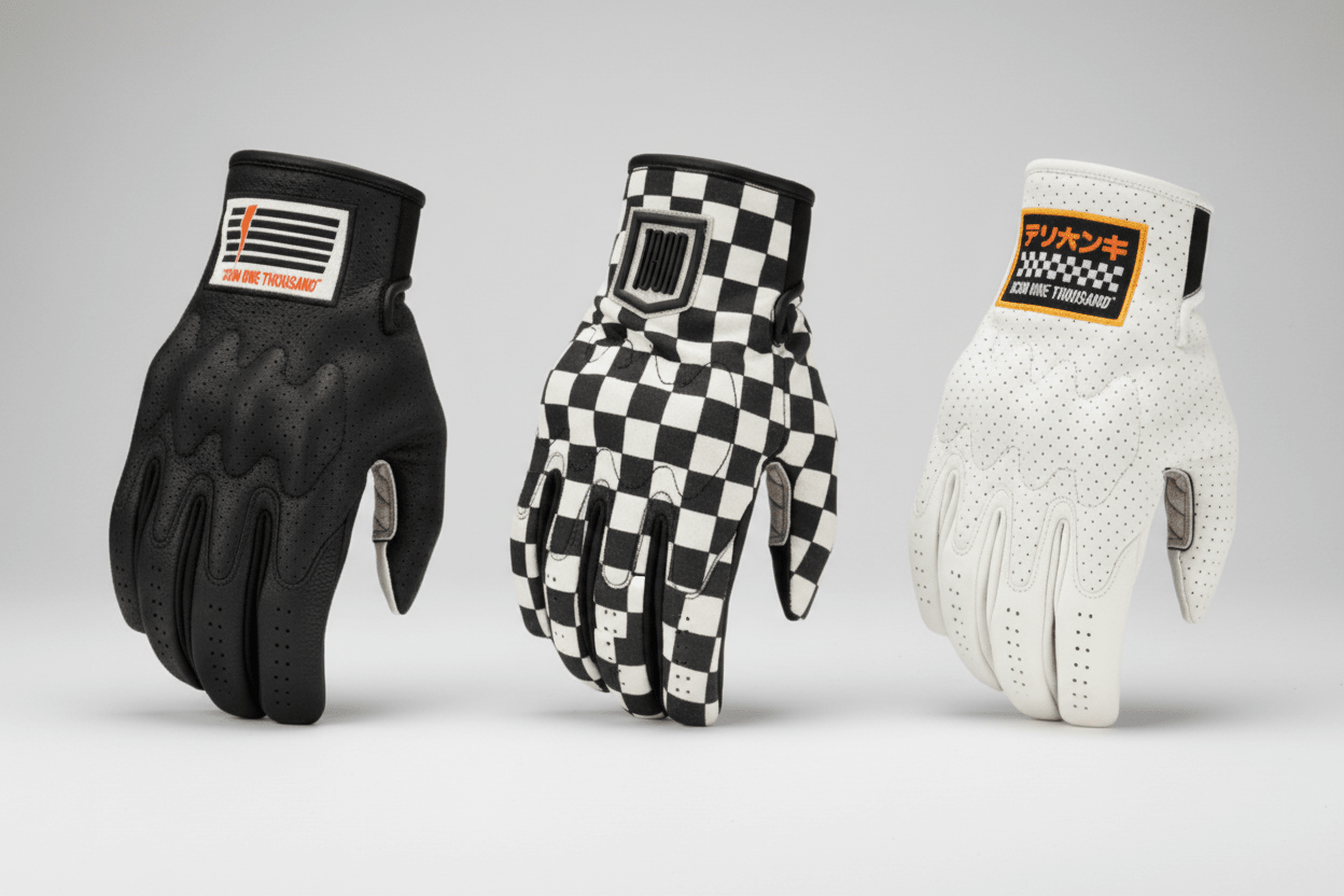 ICON Airform Slabtown™ Gloves with D3O® Knuckle Protection - Kelly Motorsports