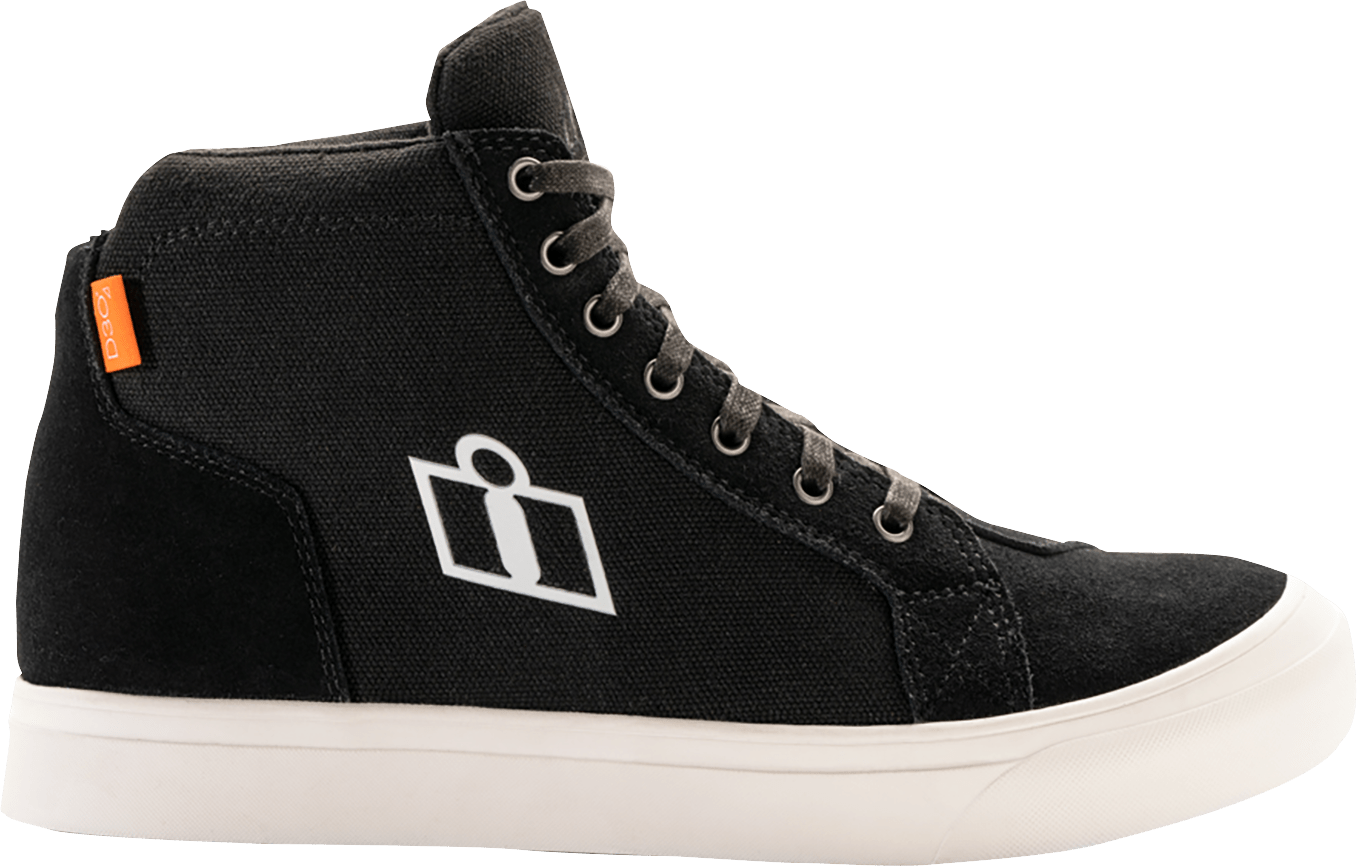 ICON Carga CE™ Boots - Durable Leather with D3O® Ankle Inserts and Slip - Kelly Motorsports