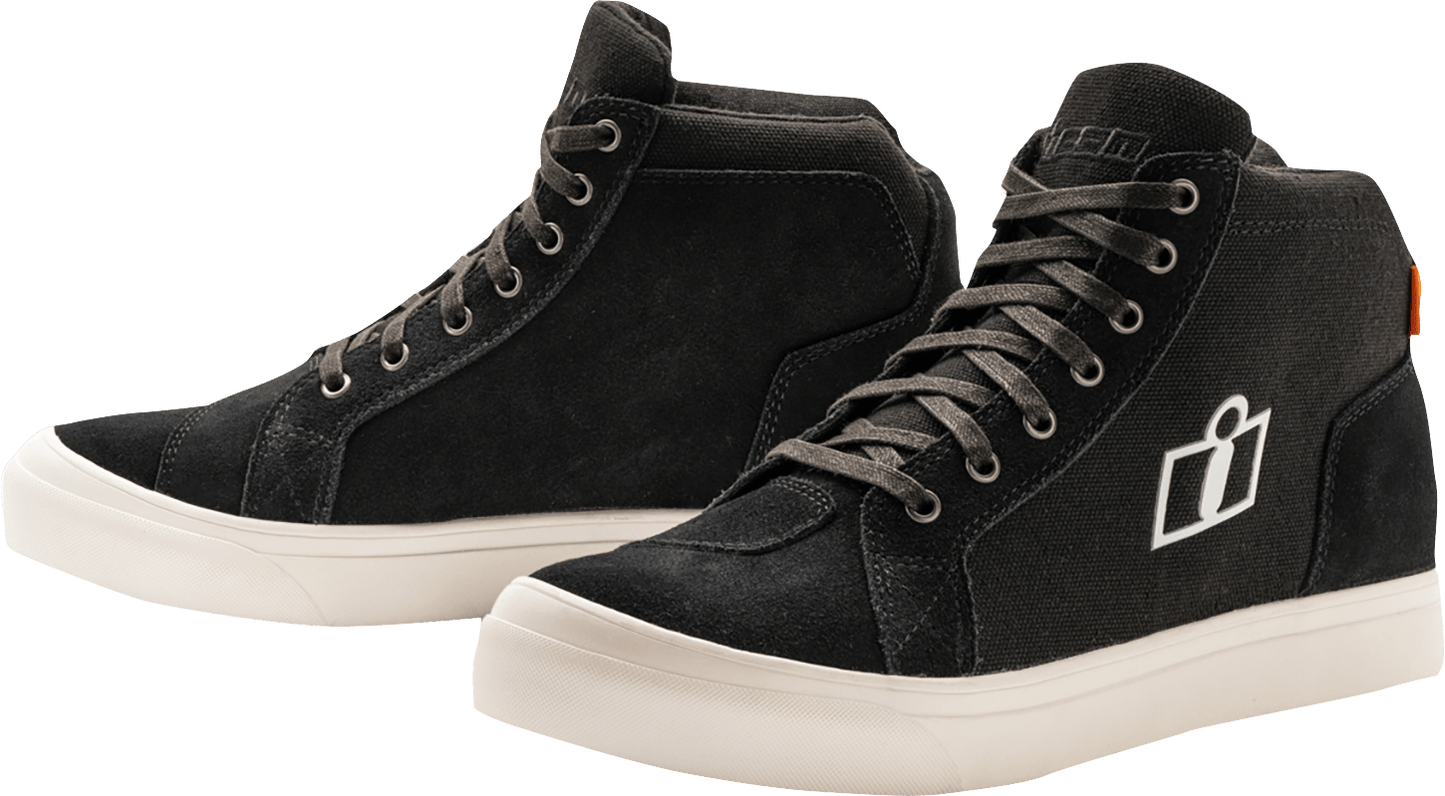 ICON Carga CE™ Boots - Durable Leather with D3O® Ankle Inserts and Slip - Kelly Motorsports